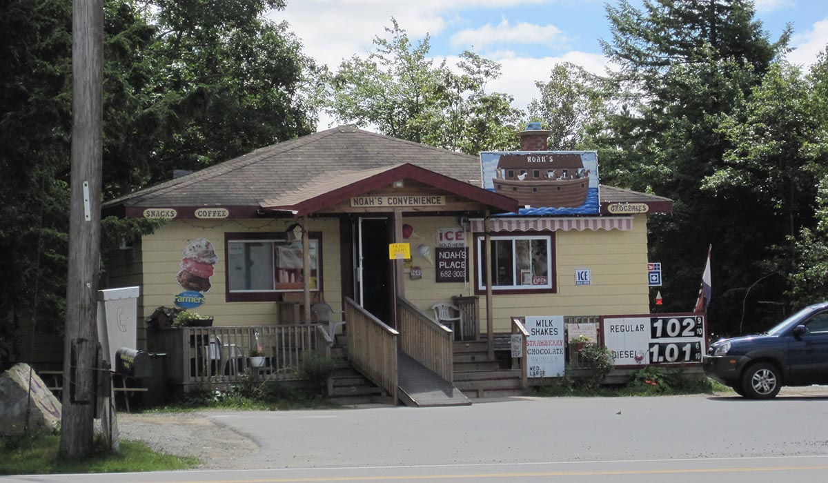 Tankstelle in Caledonia